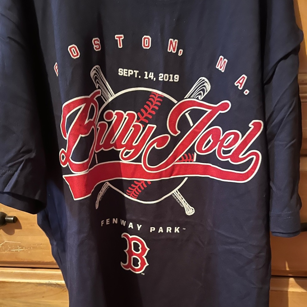 Vintage Billy Joel' Boston Redsox Fenway Park concert Tee shirt